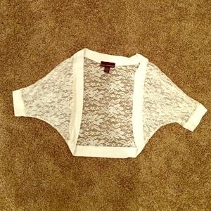 White Lace Shrug