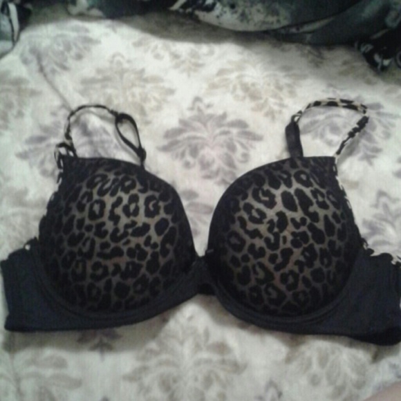Cheetah print bra