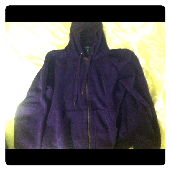 Lauren Ralph Lauren purple hoodie and Tommy jacket