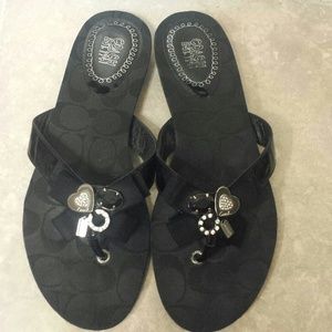Coach sandals size 8