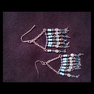 Blue earrings