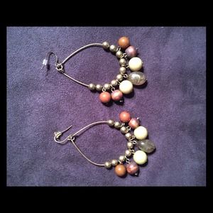 Oval earrings