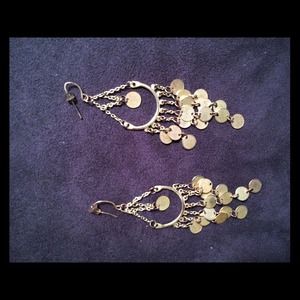 Gold earrings