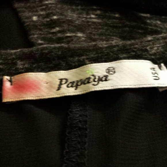 Black high-low shirt w/ USAeagle &see through back - Picture 4 of 4