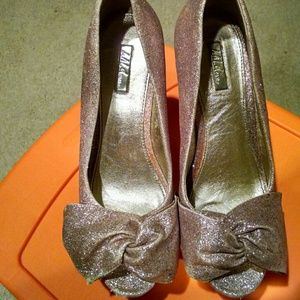 Pink and sparkly stilettos