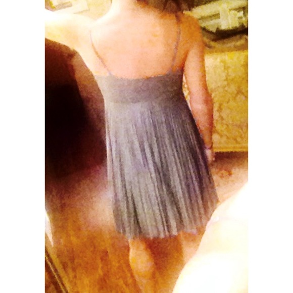 Metallic Silver BCBG Dress - Picture 2 of 2