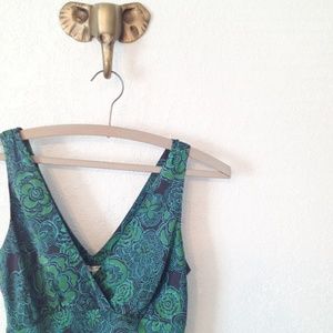 Floral Silk Tank