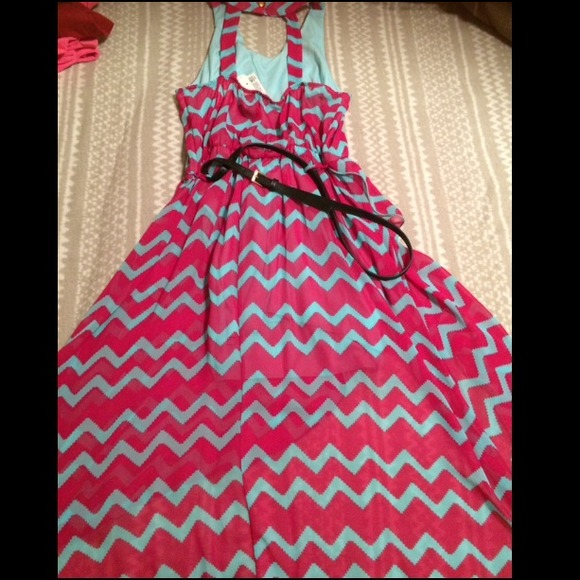 Chevron high-low dress! Brand new! - Picture 2 of 2