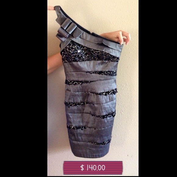 Betsy & Adam sparking cocktail dress