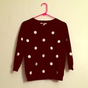 Polka dot sweater
