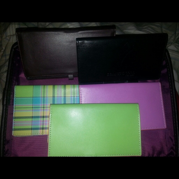 Lot of 6 check holders