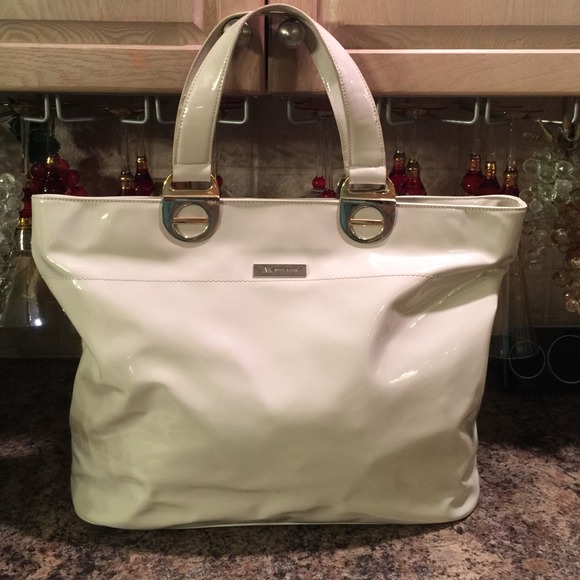 Extra Large Anne Klein Tote Carry On Off White