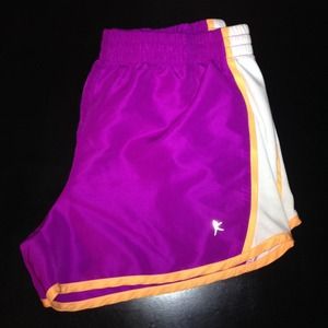 Magenta/White Running Shorts!