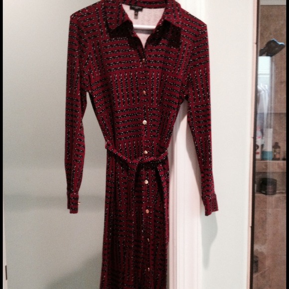 Bundle - Button up long sleeve dress NWOT