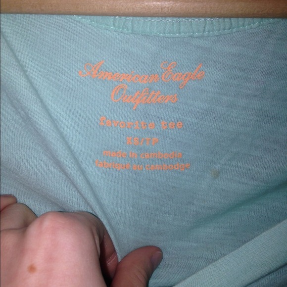 Teal basic tshirt - Picture 2 of 2