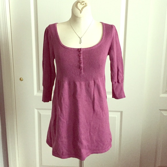 BCBGMaxAzria Wine Colored Sweater