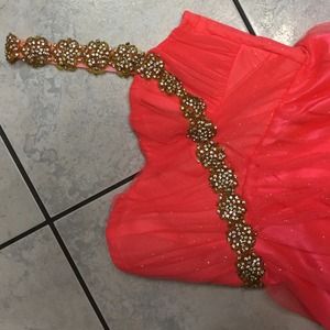 Hot pink formal/prom dress