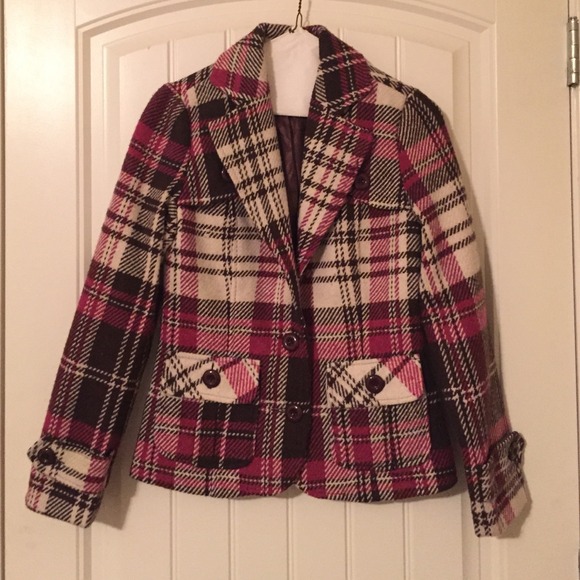 Pink & Plaid Karlie Blazer