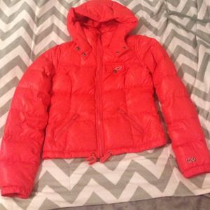 Hollister co puffer jacket