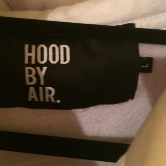 Hood By Air (HBA) white hooded sweatshirt - Picture 4 of 4