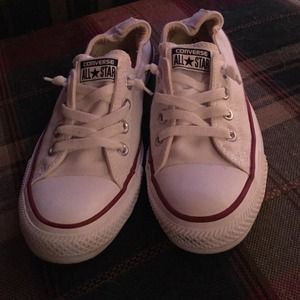 Women's size 8 white converse