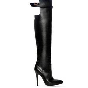 Altuzarra for Target Knee High Black Boots sexy
