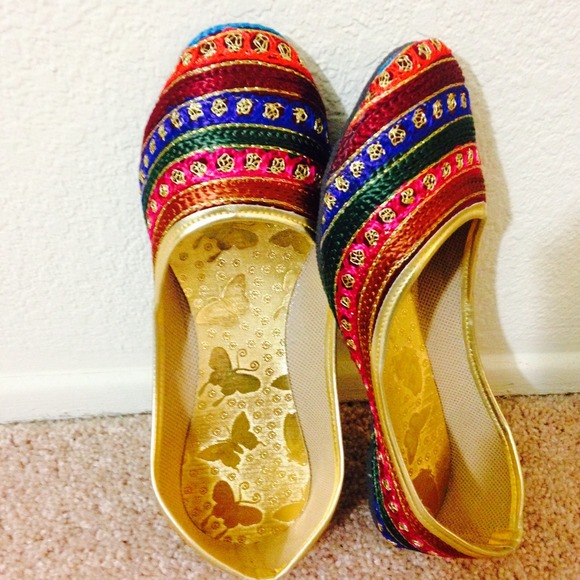 Shoes - New | Colorful Embroidered Bling Shoes