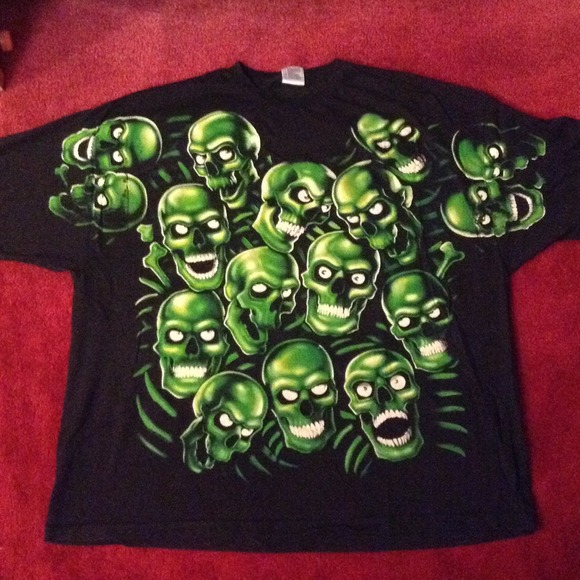 Glow in the Dark Skulls shirt