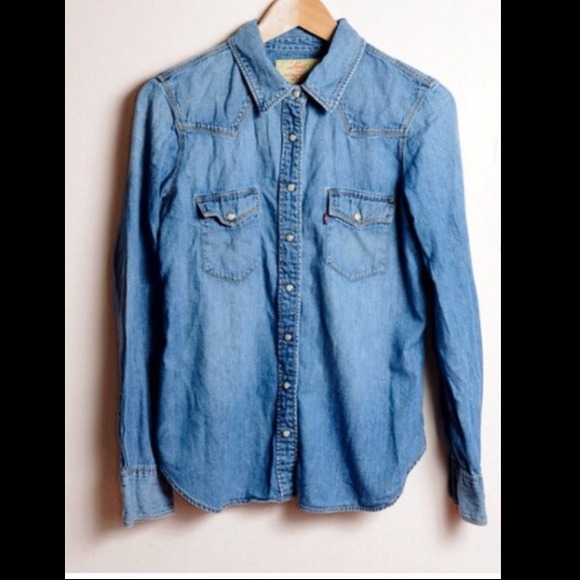 Levi's denim button up