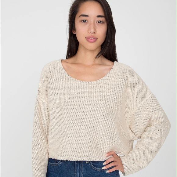 🚫SOLD🚫American Apparel Cropped ReversibleSweater