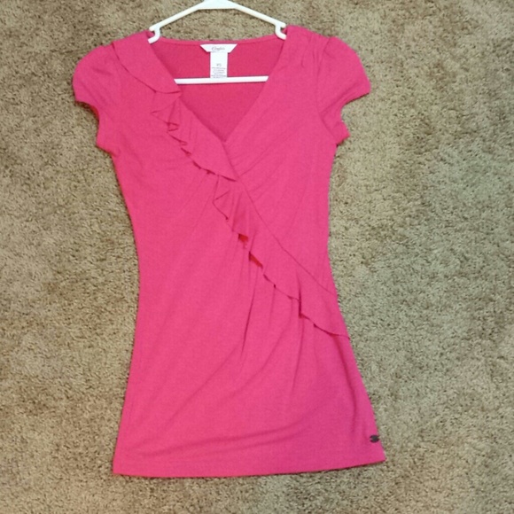 Two One sided ruffle tops