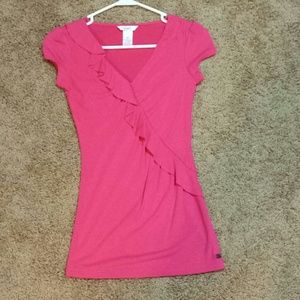 Two One sided ruffle tops