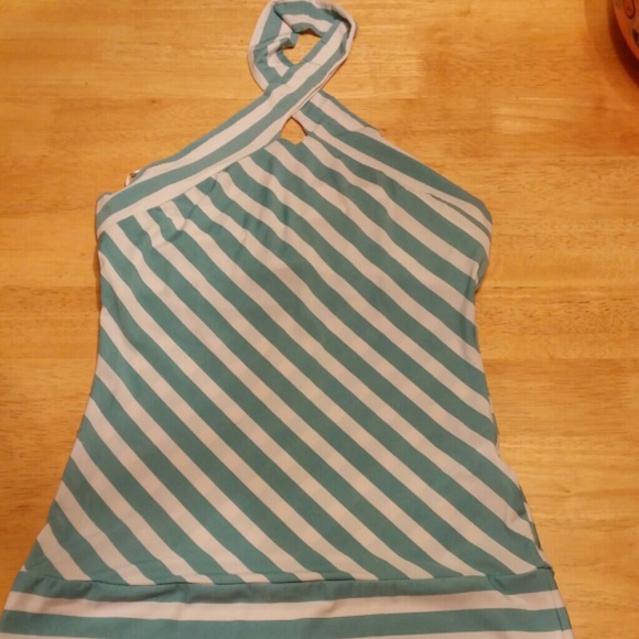 Criss cross halter top