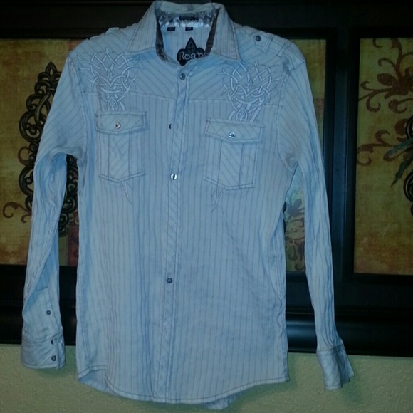 Men's ribbed Roar fitted shirt from The Buckle