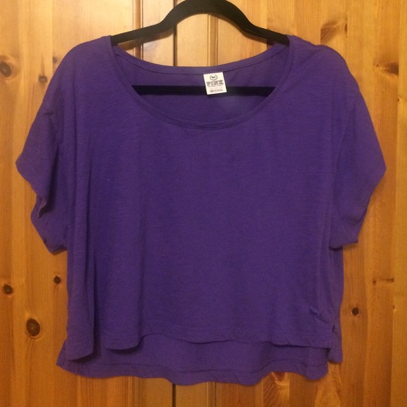 vs cs purple crop top