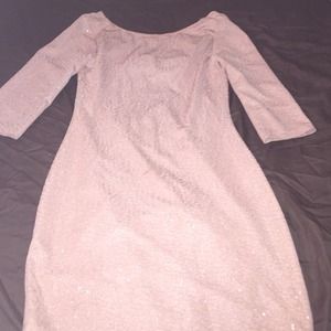 Glitter mini body con dress