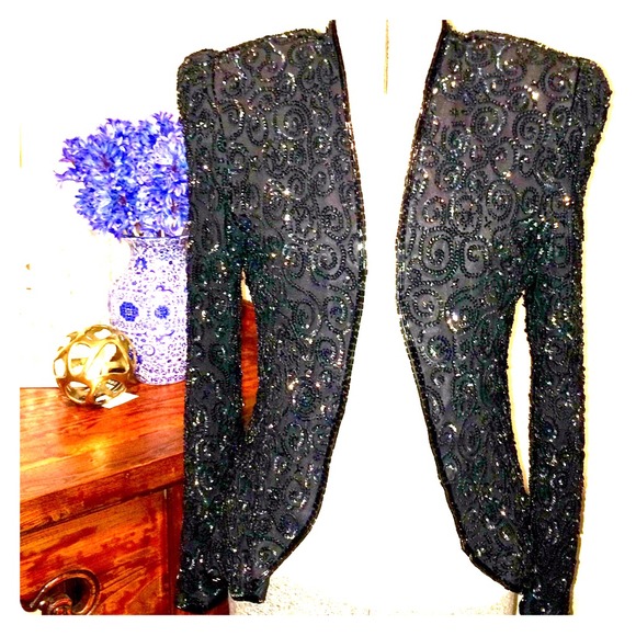 VINTAGE Sequin Blazer - Picture 1 of 1