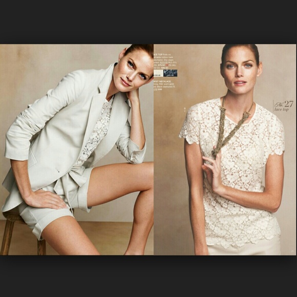 50%OFF EVERYTHING!!  Talbots Lace Top