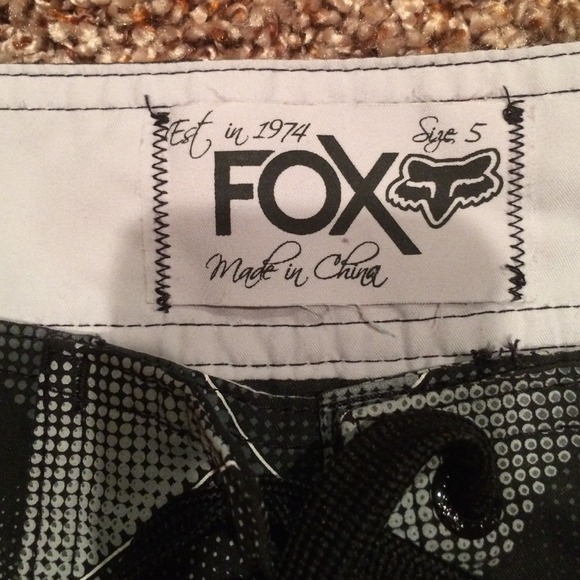 Short fox riding board shorts. Worn once