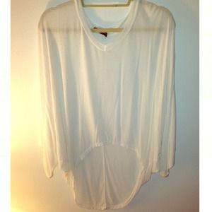 White Brandy Melville long sleeve top