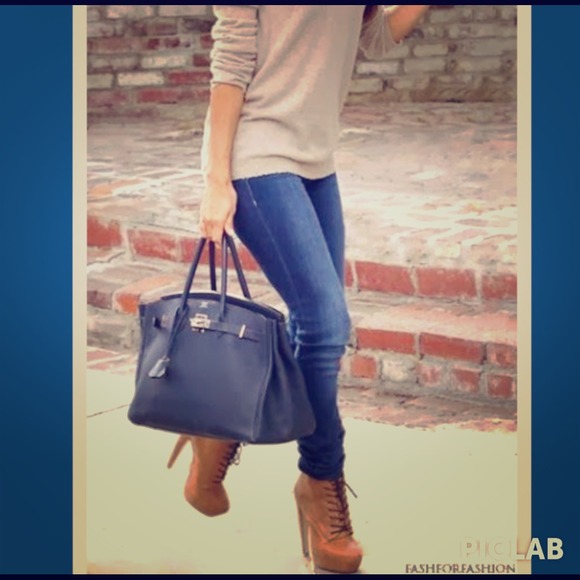 Kimichi Blue Boots - Cognac suede bootie