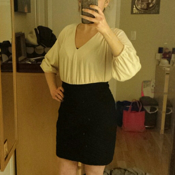 SOLD SOLDMax and Cleo two tone dress - Picture 3 of 3