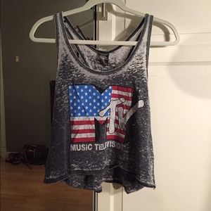 Mtv America cropped tank