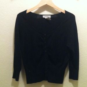 Nine West black cardigan