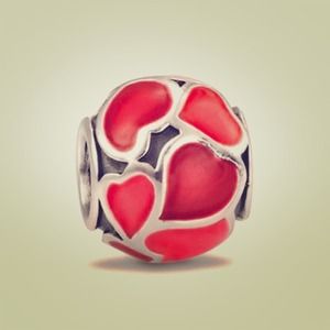 Heart Enamel Pandora charm
