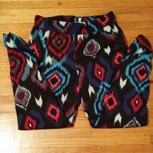 Abstract fashion pants