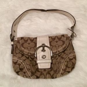 Coach Classic Print Handbag