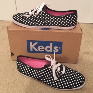 Keds BW Polka Dot Oxfords