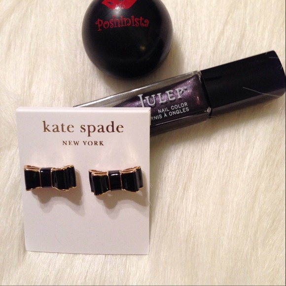 kate spade Jewelry - ❌Sold❌Kate Spade Black Bow Earrings