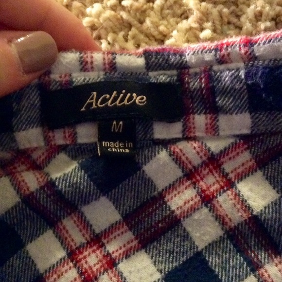 Red, white, and blue flannel! ❤️💙 - Picture 2 of 2